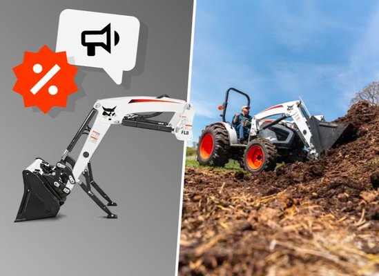 Votre opportunité sur les tracteurs compacts Bobcat !