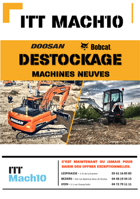 DESTOCKAGE DE MACHINES NEUVES