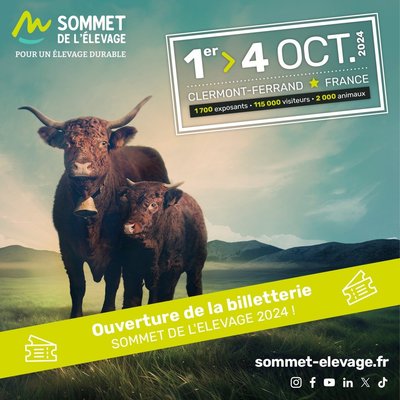 VENEZ NOUS RENCONTRER AU SOMMET DE L´ELEVAGE